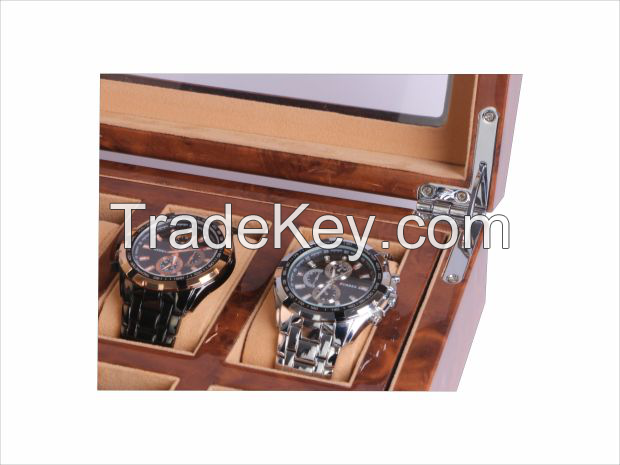 wooden watch display box