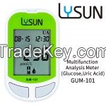 Home Use Newest Design Poct Blood Glucose And Uric Acid Meter 