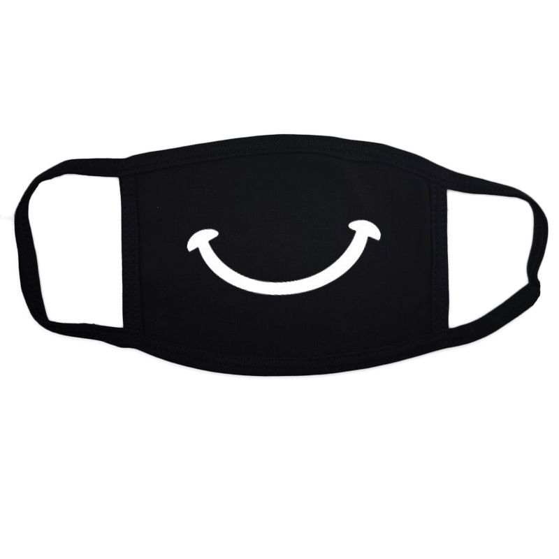 Washable Reusable Anti-pollution Black Color Cotton Fabric Face Mask