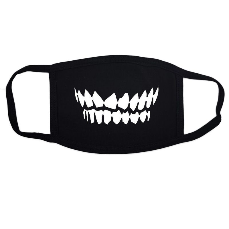 Washable Reusable Anti-pollution Black Color Cotton Fabric Face Mask