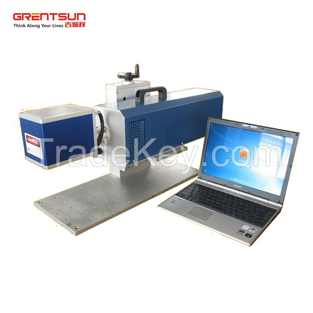 CO2 laser marking machine for plastic  wood bags