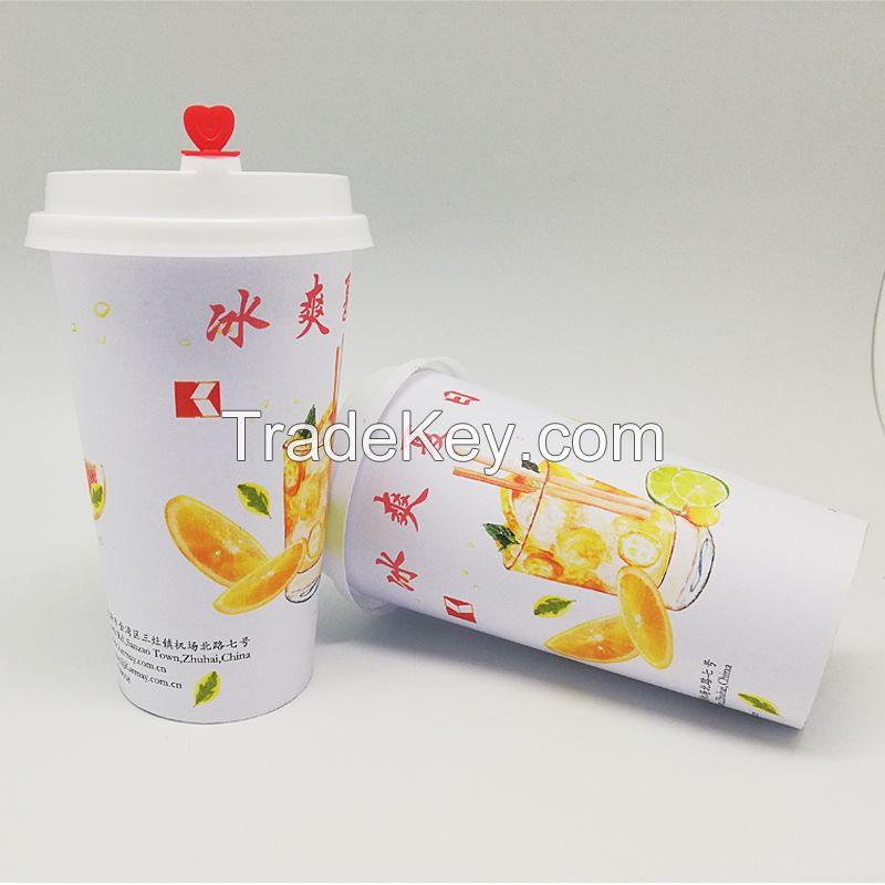 Freezing summer 500ML Milk cup cold drink cup disposable plastic cup