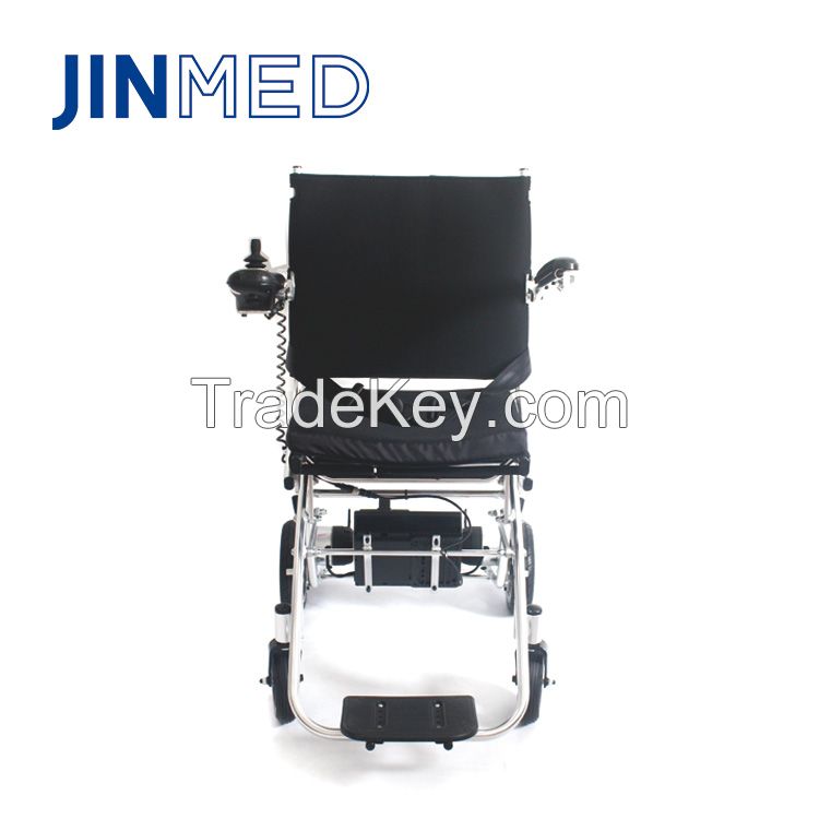 Jinmed Leisure Folding Power Wheelchair Flexible Lightweight Portable for Outdoor