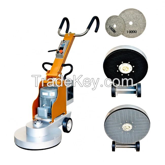 high speed 220V concrete floor polisher machine with 20 inch polishing pads V20