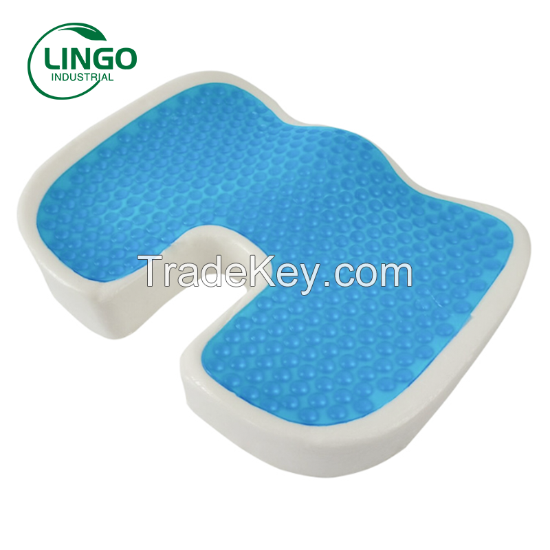 Wholesale memory foam U-shape seat cushion  for car office chairs