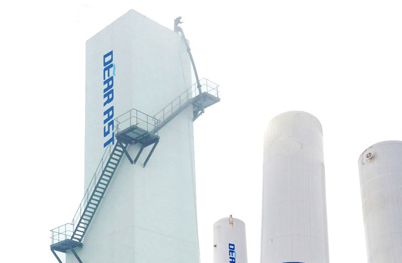 High purity liquid oxygen plant air separation unit