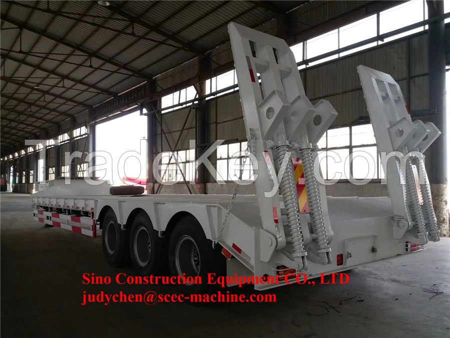 SCEC/CIMC Low Bed Semi Trailer 3 Fuwa axles 