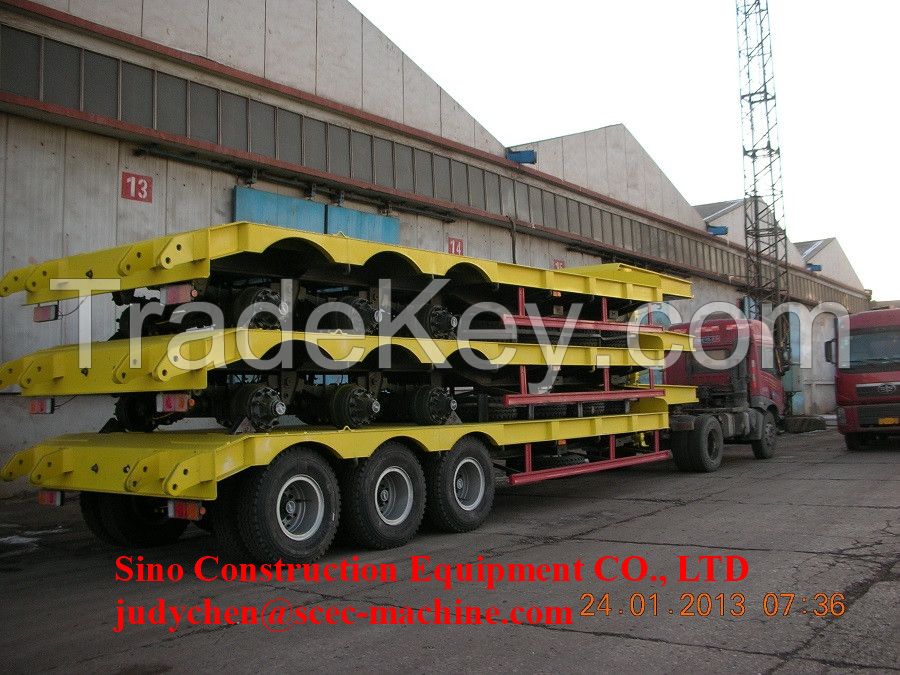 SCEC/CIMC Low Bed Semi Trailer 3 Fuwa axles 