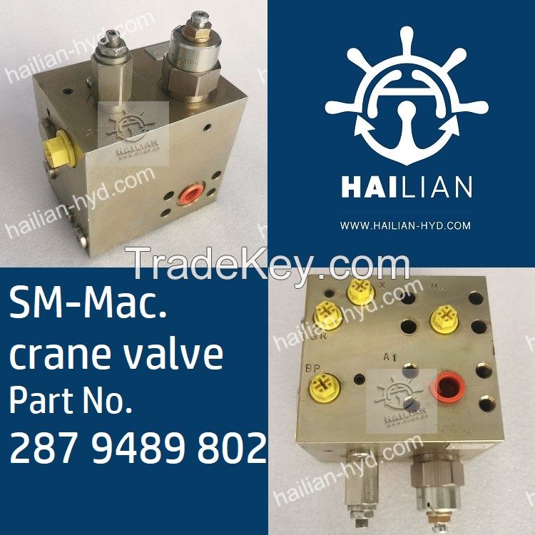 Macgregor deck crane  valve Part No. 287 9489 802