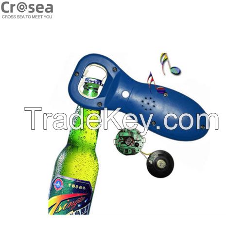 Beer Bottle opener with customized sound &amp;amp; logo printing for promotion