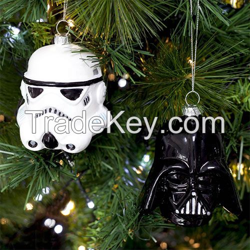 Personalized Plastic Christmas Tree Ornaments Mini Figure