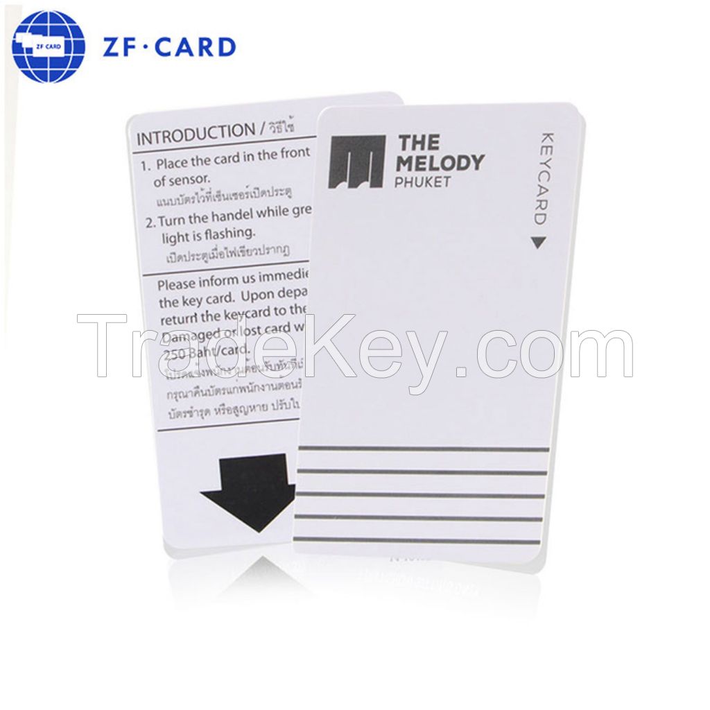 PVC CMYK Printing MIFARE Ultralight(R) Rfid Door/Room Key Card For Hotel