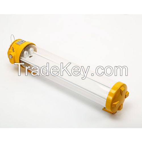 Aluminium Marine LED Explosion Proof Fluorescent Light Cylinder With Transparent Diffuser