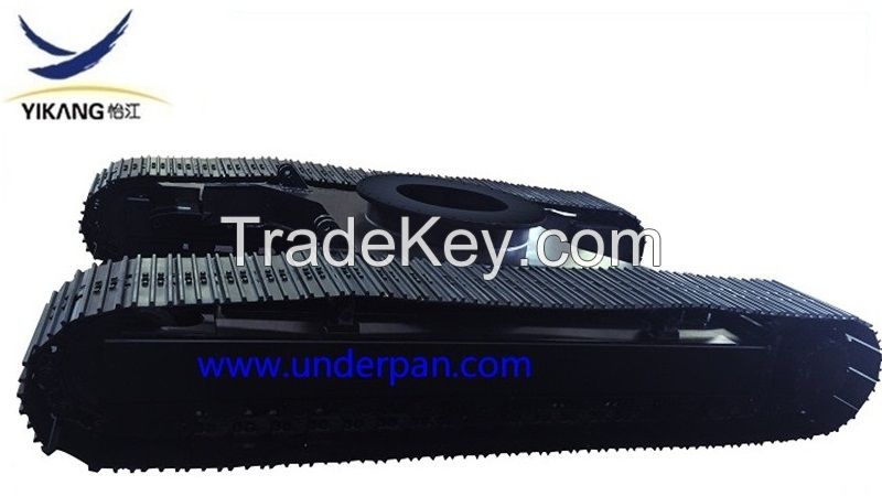 Crawler steel track undercarriage system