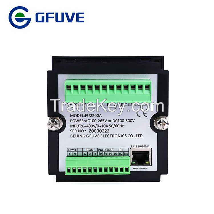 Three Phase Power Analyzer GFUVE FU2200A 96*96mm Multifunction Power M