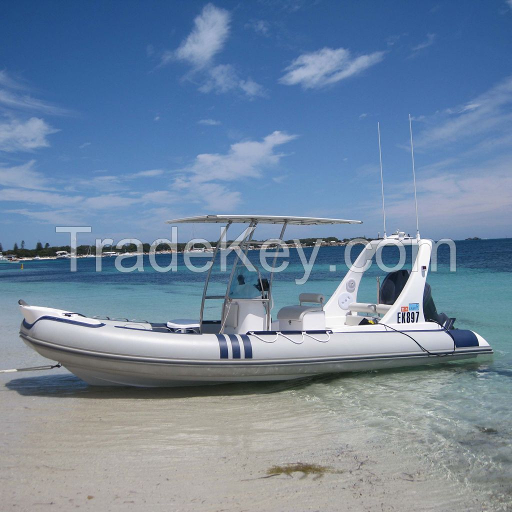 Liya RIB boat 620 fiberglass hull inflatable boats for sale