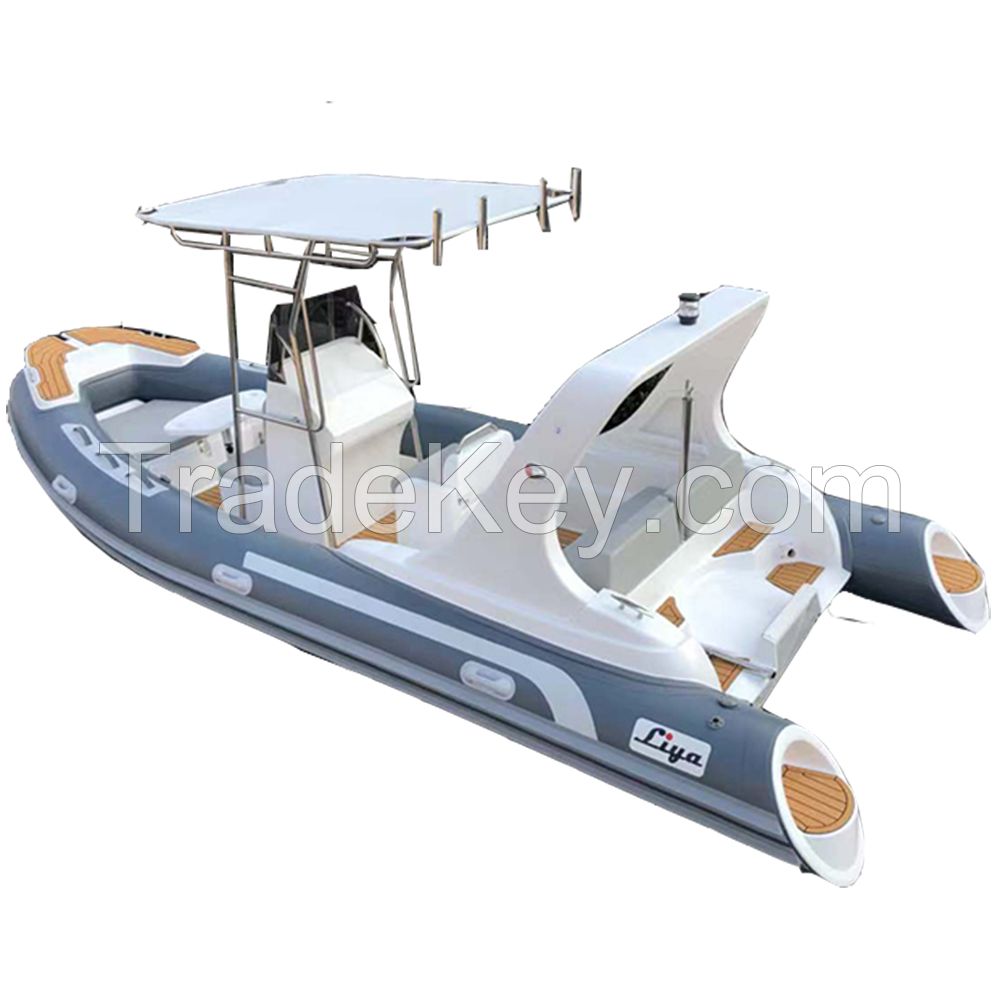 Liya RIB boat 580 hypalon rib inflatable boats for sale