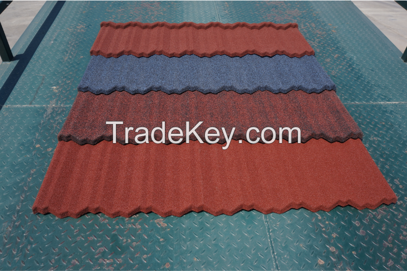 New Classical Nosen Stone Coated Metal Roof Tile