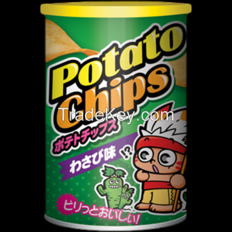 Crispy Wasabi Flavored Potato Chips