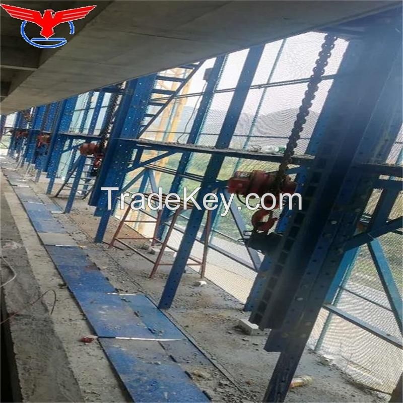 Adjustable Steel Prop with Protection Platform Panel for Construction Formwork Self Climbing Scaffold