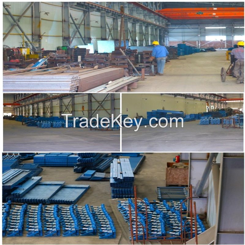 Adjustable Steel Prop with Protection Platform Panel for Construction Formwork Self Climbing Scaffold