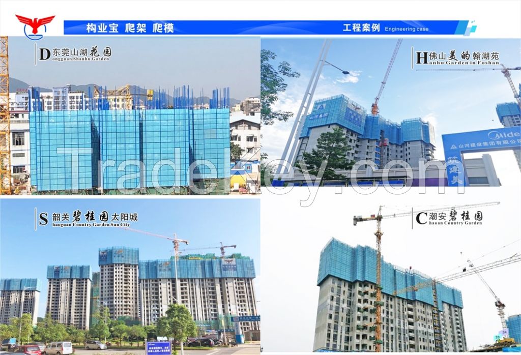 Safe High-Efficiency Construction Tools Modular Self-Climbing Scaffolding Mobile Steel House