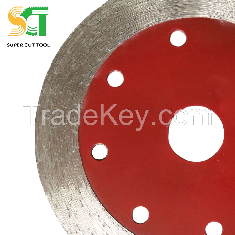 Diamond turbo saw blade for dry cutting - continuous blade for stone&amp;ceramic tile cutting