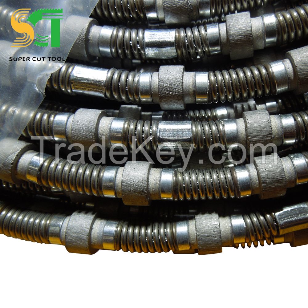 Diamond wire saw for stone quarrying&amp;profiling&amp;block cutting&amp;edge cutting