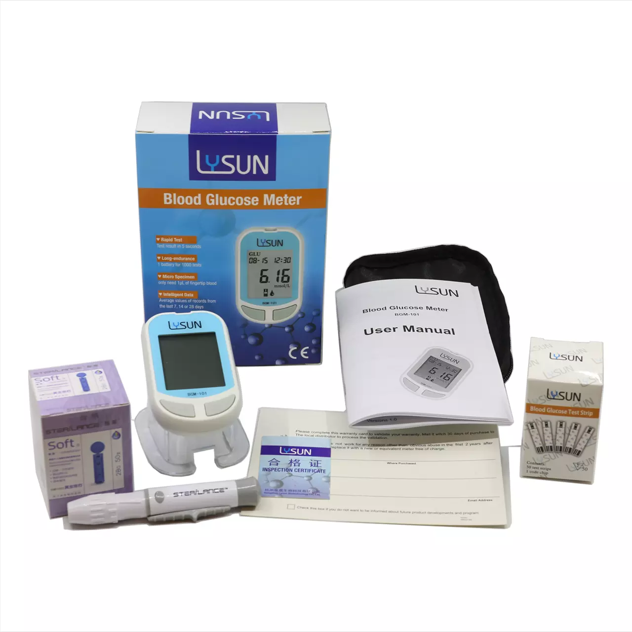 Blood Glucose Analysis Meter Analyzer