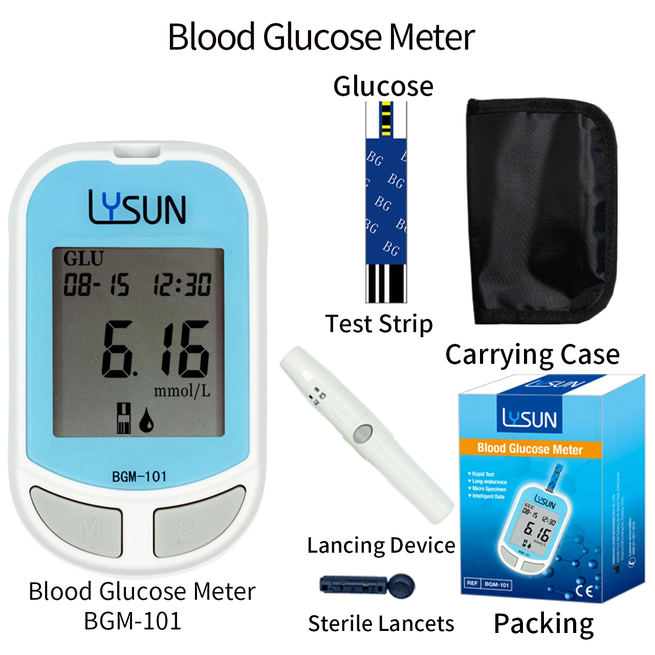 Blood Glucose Analysis Meter Analyzer