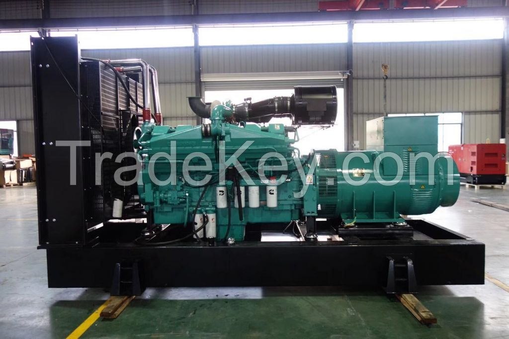 power generator set 750kva/600kw , 50hz/60hz, with engine KTA38-G2, open type