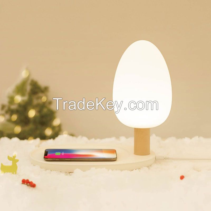 Fast Wireless Charging Tree Desk Lamp for mobile phone