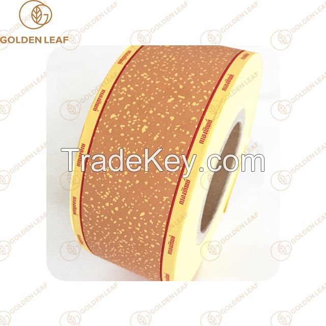 Yellow Cork Tipping Paper Tobacco Wrapper Custom Design