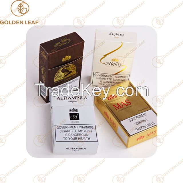 Customized Hot Stamping Cardboard for Tobacco Packaging Printed Paper