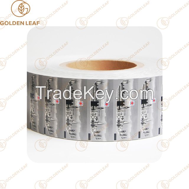 Silver/Golden Laminated Inner Frame Paper for Tobacco Packaging Transferred