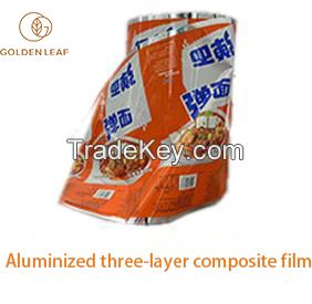 Food Grade Custom Aluminium Plating Anti-Permeability Moistureproof High-Pressure Triple Composite Film Food Packaging Bags