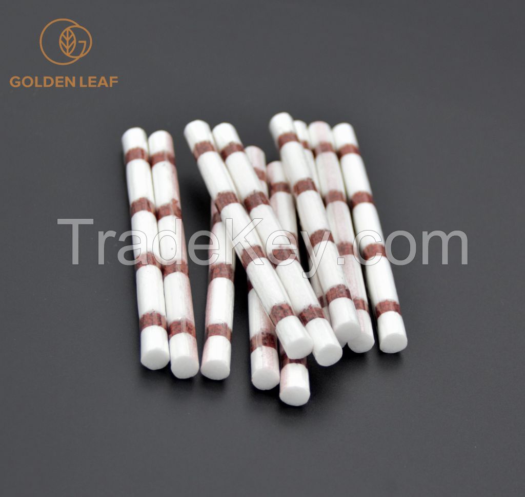 Food Grade Custom Size Food Grade Dual Carbon Filter Rods Carbon Filter Tips for Tobacco Packaging