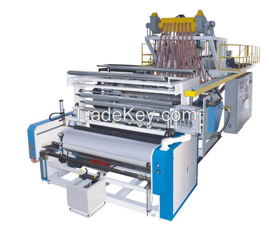 Automatic co-extrusion stretch film machine/PE PVC Stretch film machin