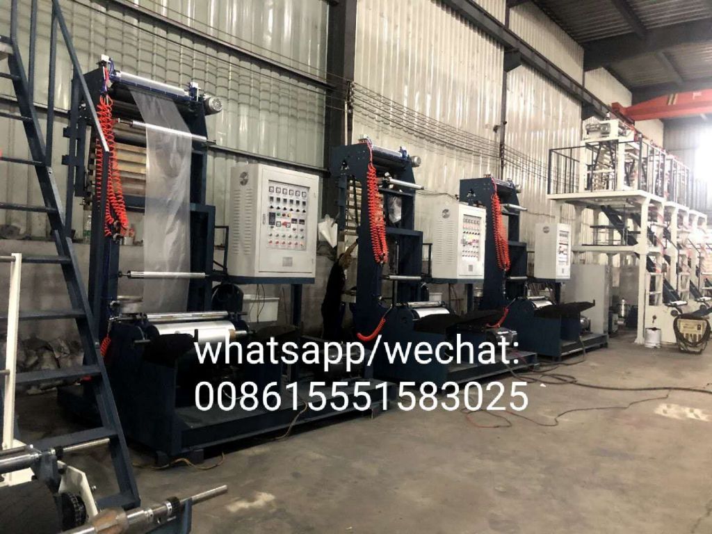 High speed plastic film blowing machine pp blown film machine