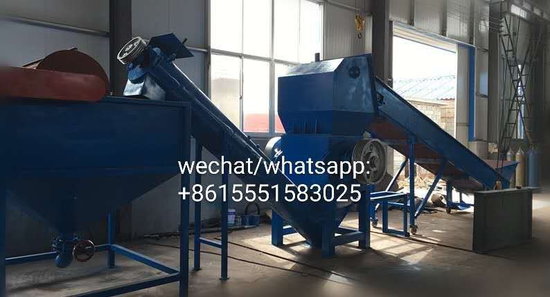 PP PE film crushing washing line recycling washing granulating line