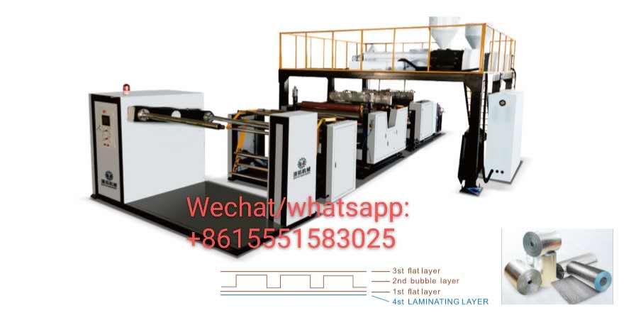 PE wrapping air bubble film making machine China