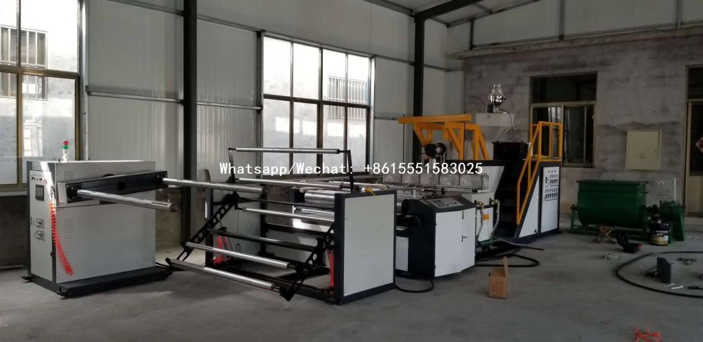 1200MM seven layer pe aluminum foil lamination air bubble film machine