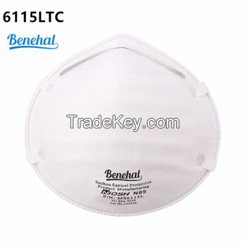 Disposable Respirator N95 masks Benehal MS6115 made in China