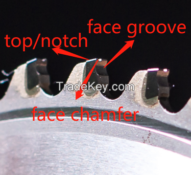 circular saw blade sharpening machine for grinding cermet tipped circular saw blades