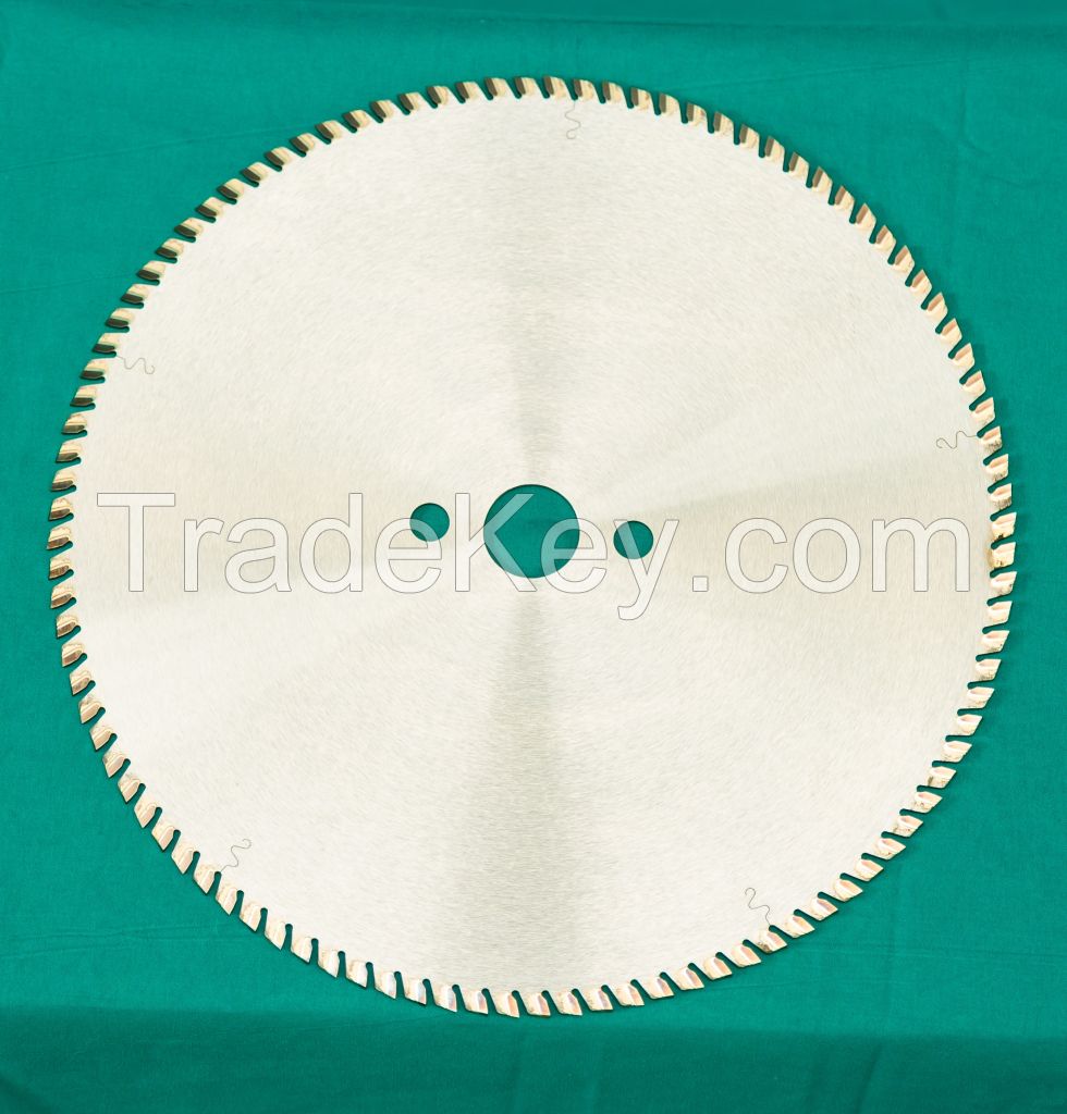 tct saw blade for cutting aluminum/copper/brass