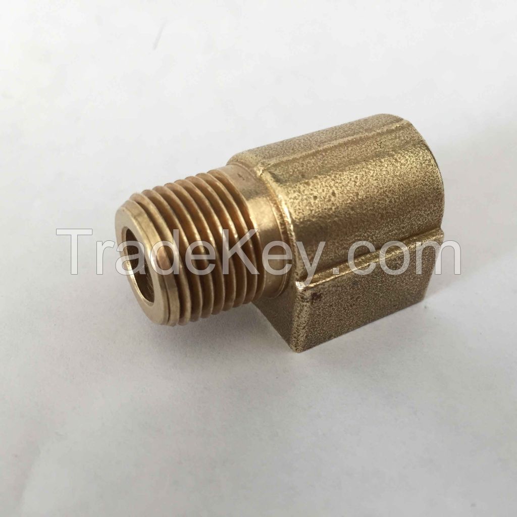 Customized brass threaded connector