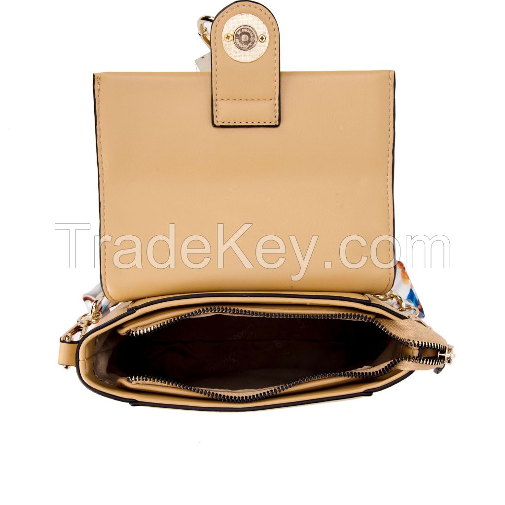 GUSSACI Custom Pu Leather Messenger Bag Ladies Mini Elegent Fashionable Shoulder Bags (GEF-041-5)