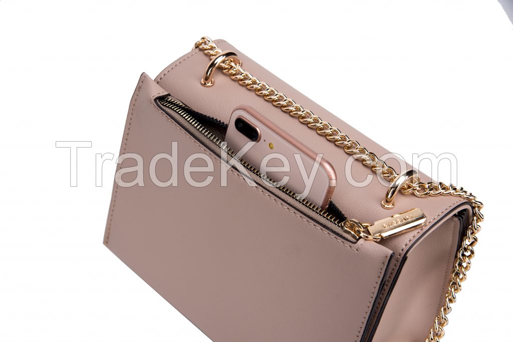 GUSSACI Korean Style Mini Messenger Bag Fashion Compartments Pu Crossbody Single Shoulder Bag (GEF-063-3)