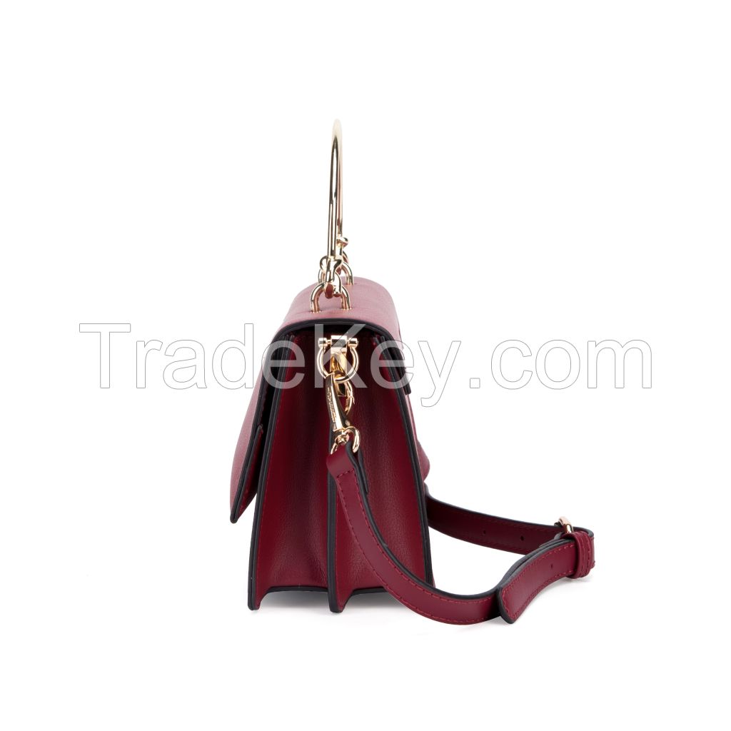 GUSSACI 2020 High Quality Ladies Fashion Luxury Pu Messenger Crossbody Womens Shoulder Bag Handbag (GEF-063-4)