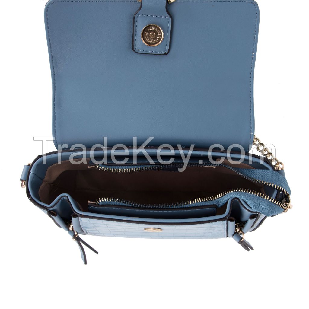 GUSSACI Wholesale Ladies Fashion Elegent Pu Leather Shoulder Bag Women Messenger Bag (GEF-063-9)